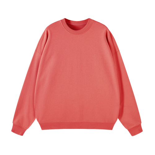 Unisex 100% Cotton Lightweight Oversize Crewneck Sweatshirt (290 GSM)