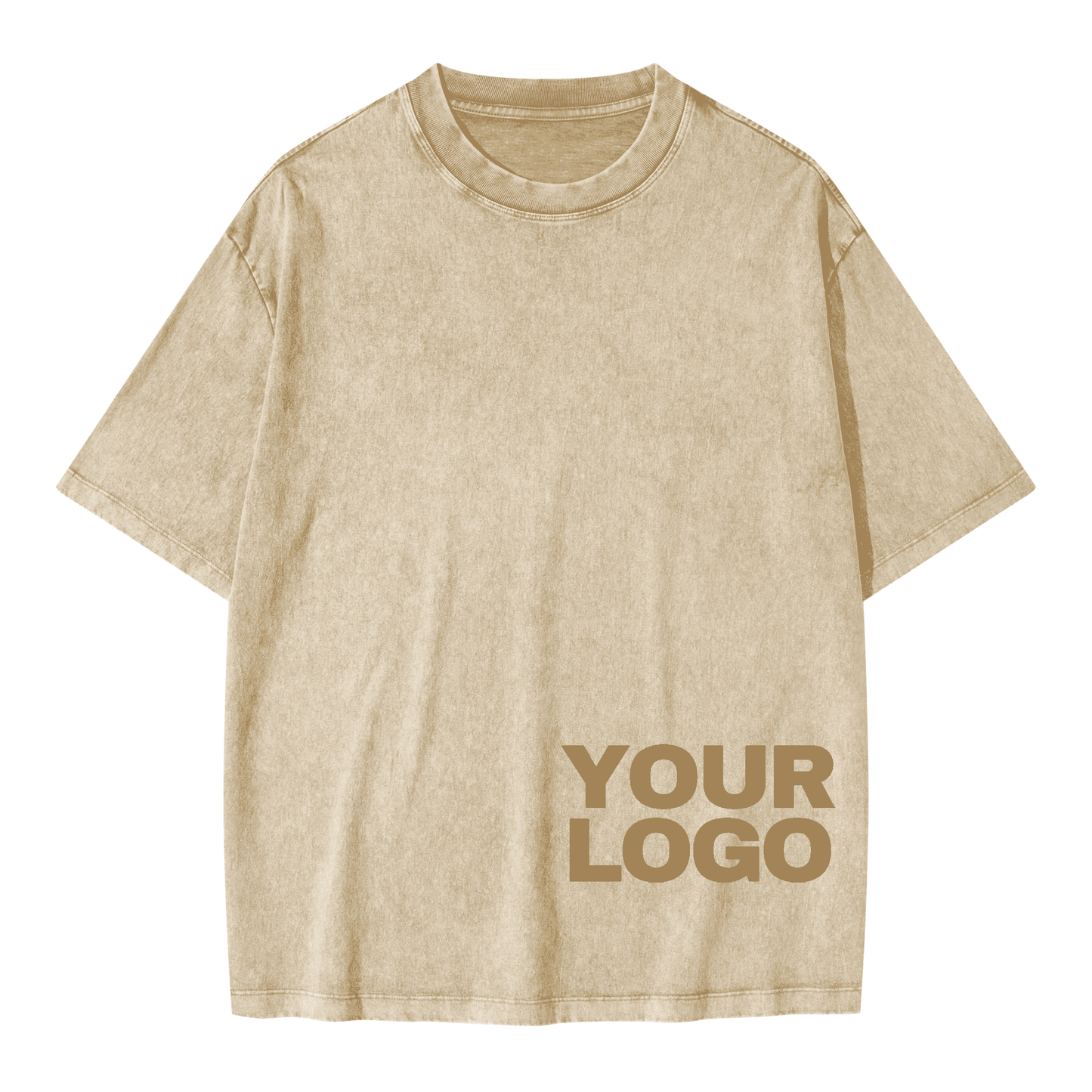 Unisex Oversized Snow Wash T-shirt(285GSM)