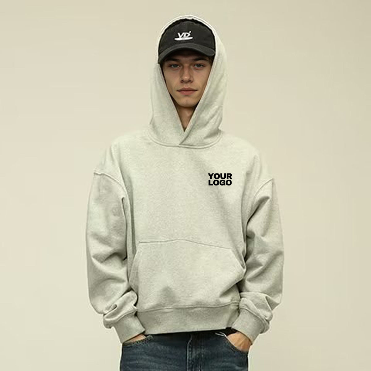 Hoodie unisexe 400g oversized – Sweat personnalisable pour pros & assos | Stamped