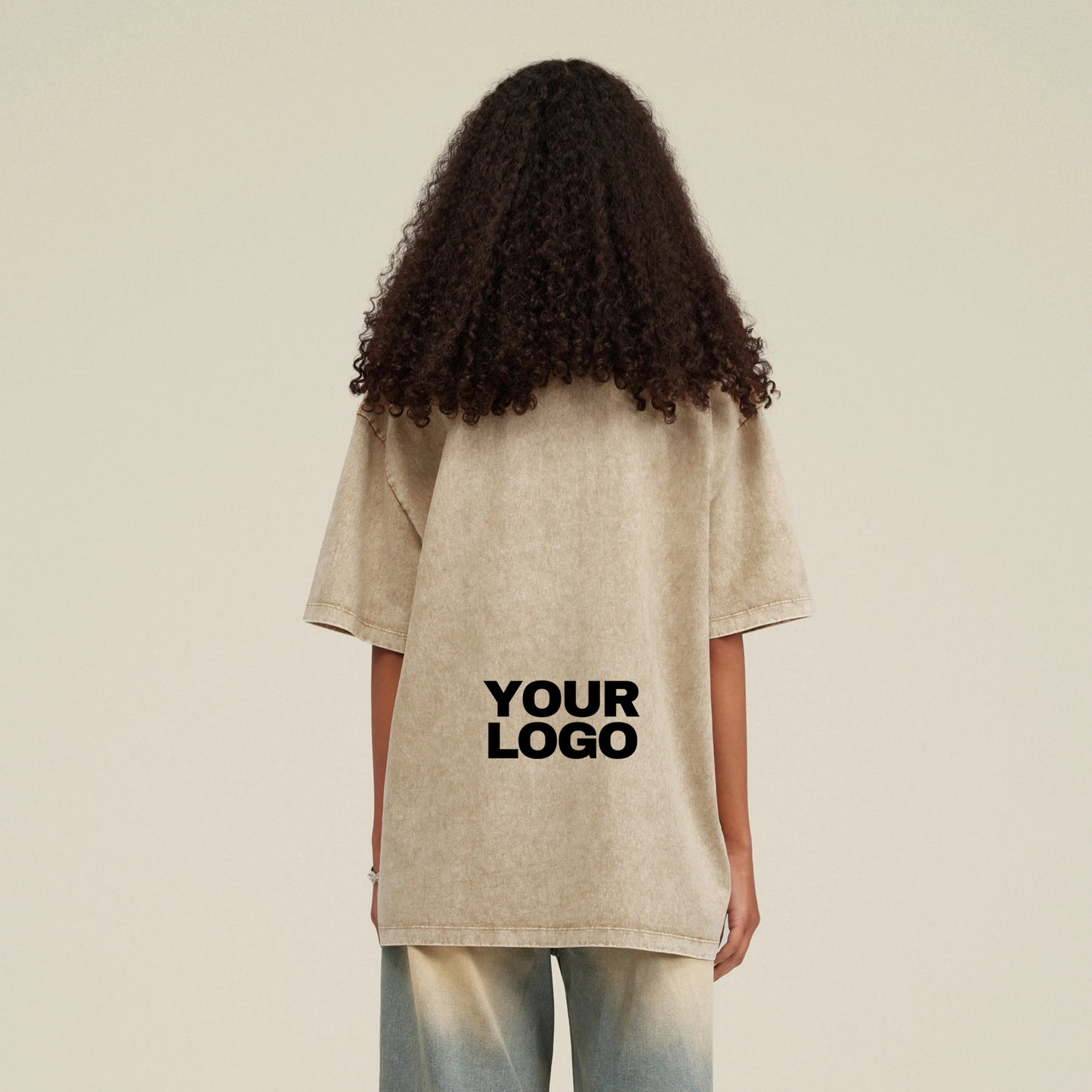 Unisex Oversized Snow Wash T-shirt(285GSM)
