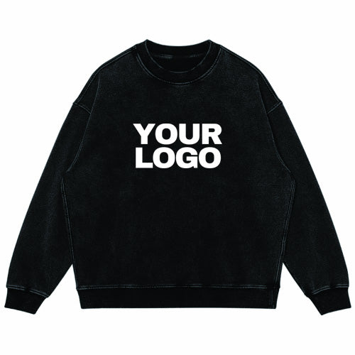 Unisex Super Heavyweight Oversized Faded Sweatshirt(440GSM)