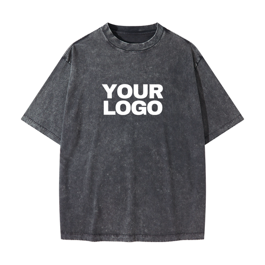 Unisex Oversized Snow Wash T-shirt(285GSM)
